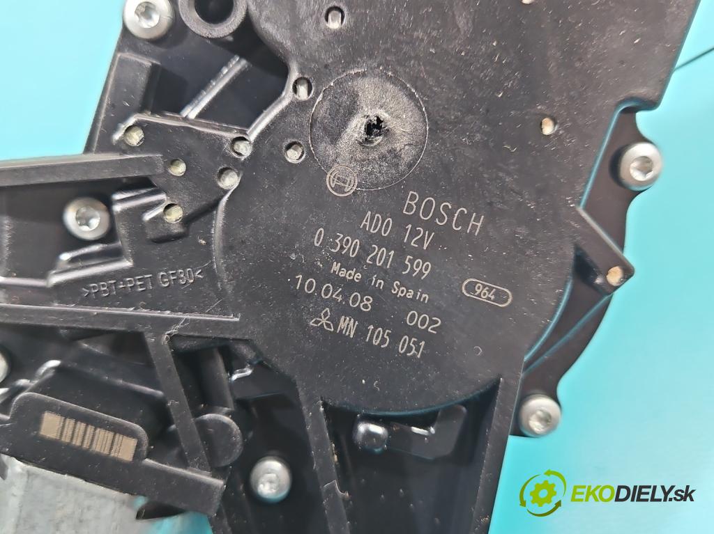 Mitsubishi Colt Z30 VI 2004-2012 1.3 16V 95 hp manual 70 kW 1332 cm3 5- motor stěrače zadní 0390201599