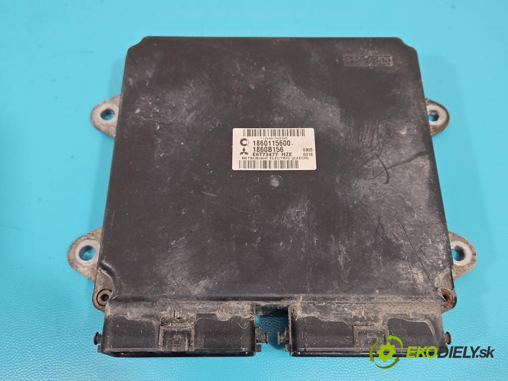 Mitsubishi Colt Z30 VI 2004-2012 1.3 16V 95 hp manual 70 kW 1332 cm3 5- řídící jednotka motoru 1860115600