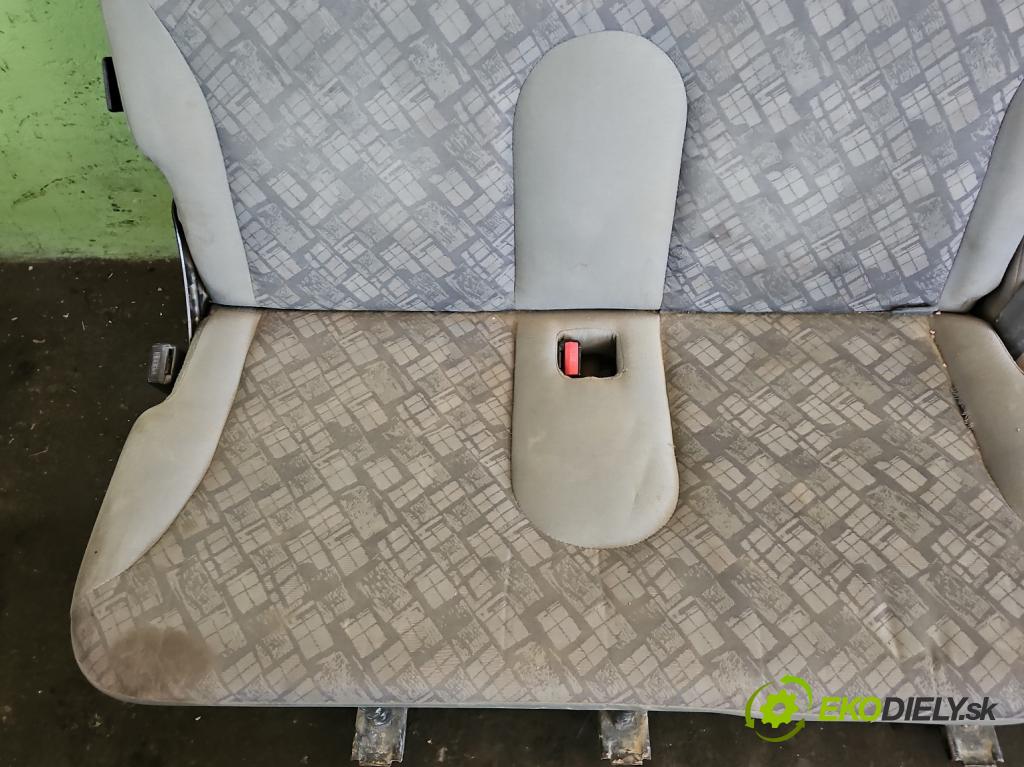 Opel Vivaro 2001-2014 2.5 cdti 135 HP manual 99 kW 2463 cm3 5- Pohovka: zadné  (Sedačky, sedadlá)