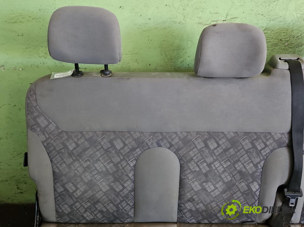 Opel Vivaro 2001-2014 2.5 cdti 135 HP manual 99 kW 2463 cm3 5- Pohovka: zadné  (Sedačky, sedadlá)
