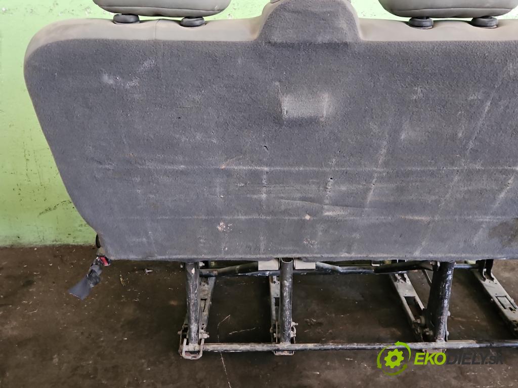 Opel Vivaro 2001-2014 2.5 cdti 135 HP manual 99 kW 2463 cm3 5- Pohovka: zadné  (Sedačky, sedadlá)