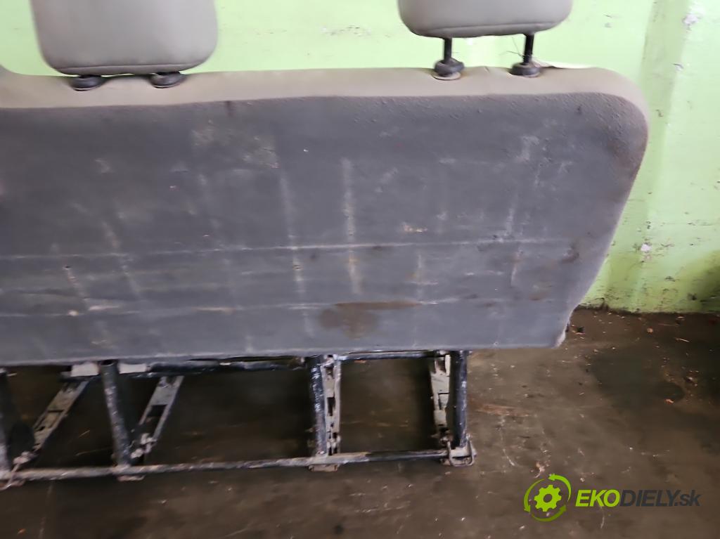 Opel Vivaro 2001-2014 2.5 cdti 135 HP manual 99 kW 2463 cm3 5- Pohovka: zadné  (Sedačky, sedadlá)