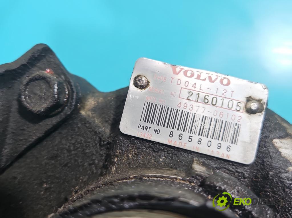 Volvo S60 I 2000-2010 2.0 T 179KM manual 132 kW 1984 cm3 4- turbodúchadlo, turbo 49377-06102 (Turbodúchadlo (kompletné))