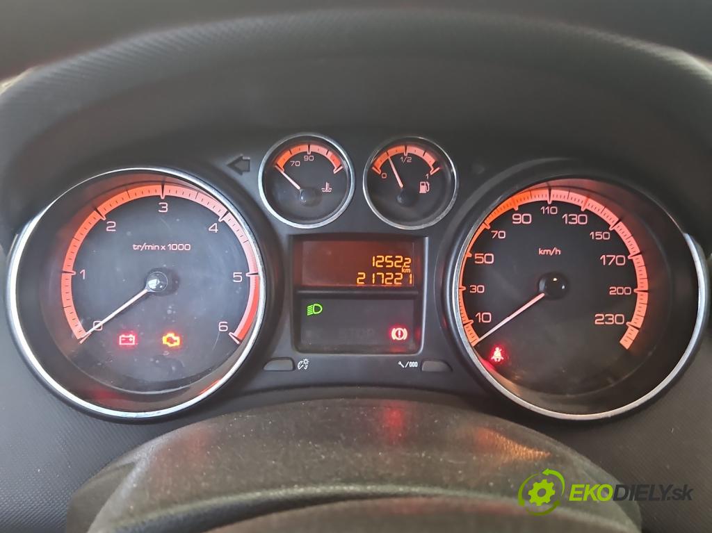 Peugeot 308 I 2007-2013 1.6 hdi 92 HP manual 68 kW 1560 cm3 5- prístrojovka/ budíky 9666649080 (Prístrojové dosky, displeje)