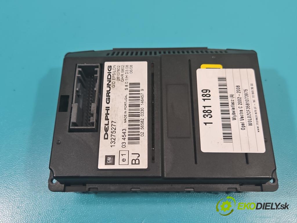 Opel Vectra C 2002-2008 1.9 cdti 120 HP manual 88 kW 1910 cm3 5- Zobrazit: 13275277 (Prístrojová doska)