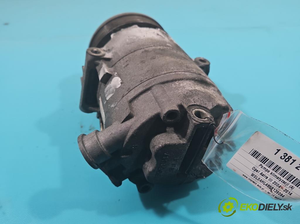 Opel Astra III 2004-2014 1.7 cdti 101 hp manual 74 kW 1686 cm3 5- Kompresor: klíma 13124750 (Kompresory)