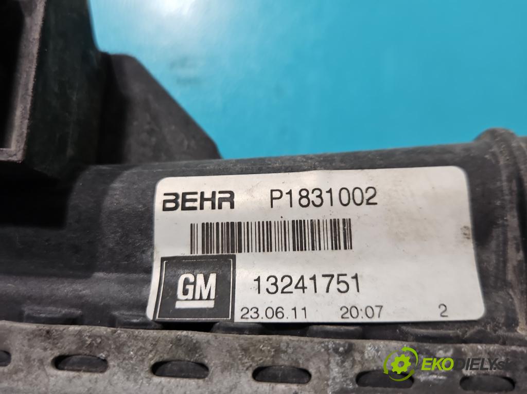 Opel Insignia A 2008-2017 2.0 cdti 131 hp automatic 96 kW 1956 cm3 5- Intercooler 13241751 (Chladiče nasávaného vzduchu (intercoolery))