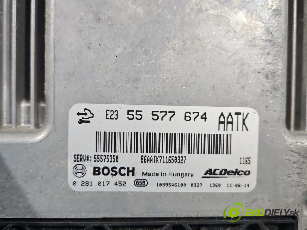 Opel Insignia A 2008-2017 2.0 cdti 131 hp automatic 96 kW 1956 cm3 5- řídící jednotka motoru 55577674
