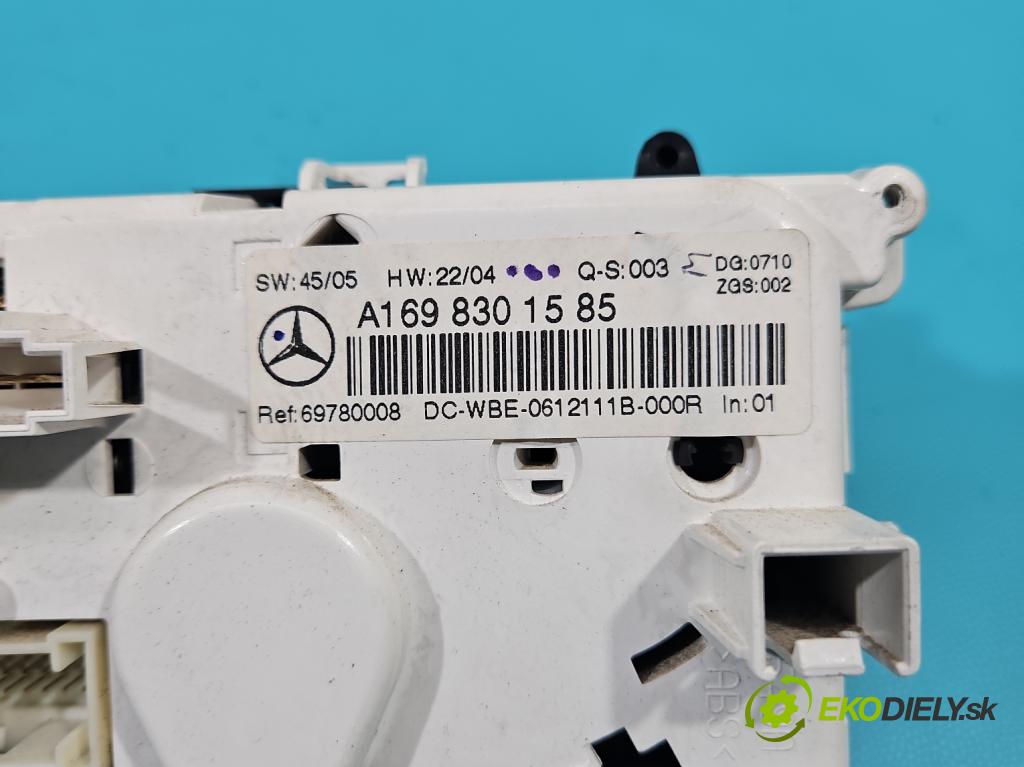 Mercedes B W245 2005-2011 2.0 cdi 109 HP manual 80 kW 1992 cm3 5- panel kúrenia A1698301585
