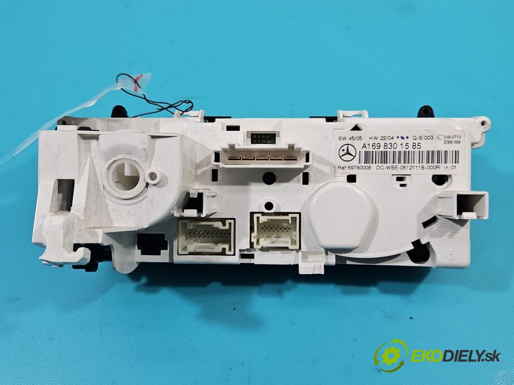 Mercedes B W245 2005-2011 2.0 cdi 109 HP manual 80 kW 1992 cm3 5- panel kúrenia A1698301585