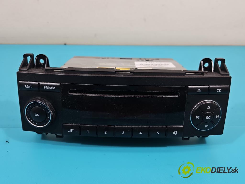 Mercedes B W245 2005-2011 2.0 cdi 109 HP manual 80 kW 1992 cm3 5- Radio originál A1698200286