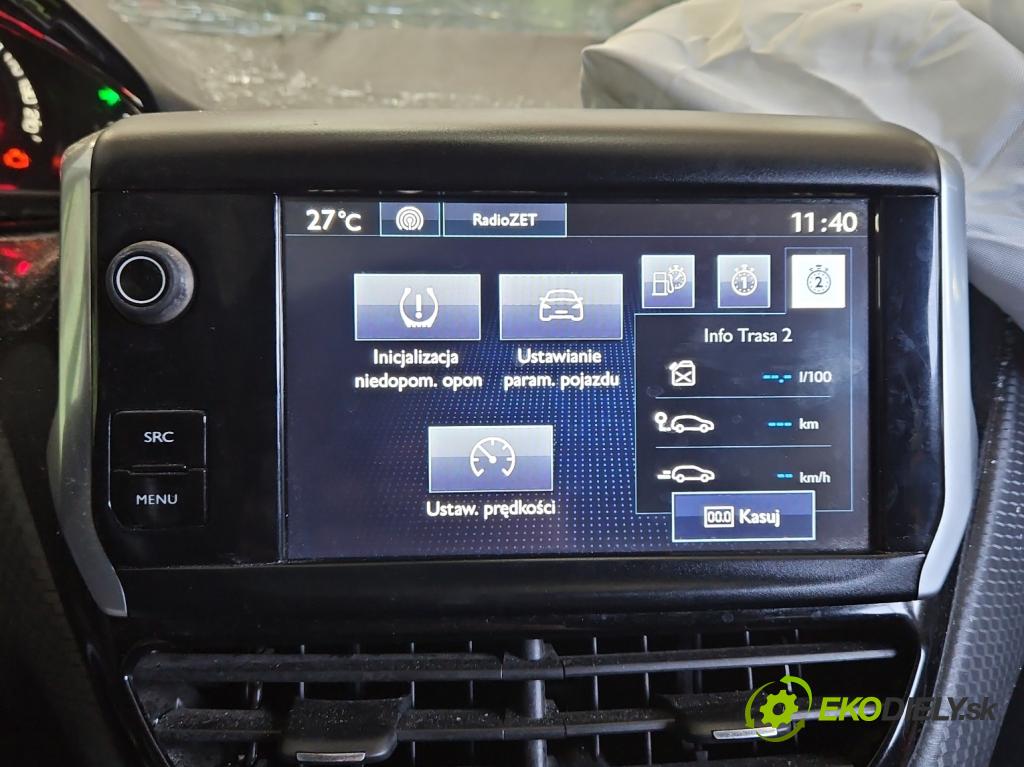 Peugeot 2008 I 2013-2019 1.2 THP 110 HP manual 81 kW 1199 cm3 5- Zobrazit: 9812862880 (Prístrojové dosky, displeje)