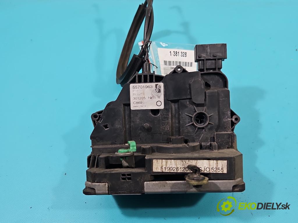 Fiat Punto Grande 1.4 77 hp manual 57 kW 1368 cm3 5- zámek přední levý 55701963