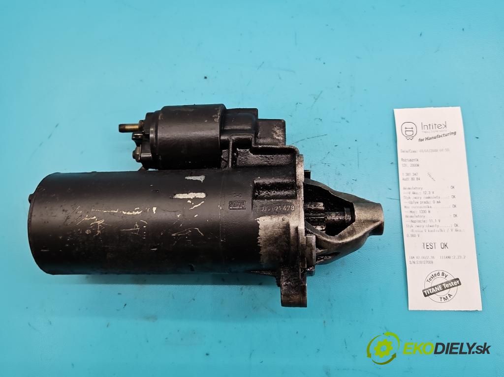Audi 80 B4 1991-1994 1.9 tdi 90 HP manual 66 kW 1896 cm3 5- štartér 0001110106 (Štartéry)