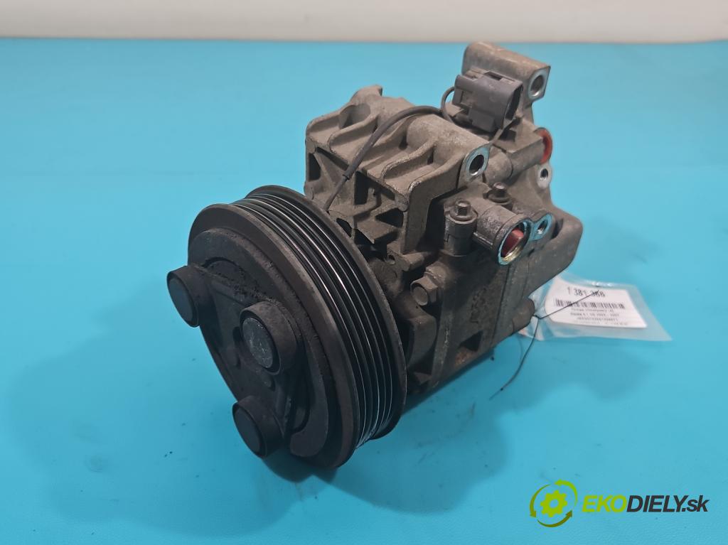 Mazda 6 I GG 2002-2007 2.3 16V 166 hp manual 122 kW 2261 cm3 4- Kompresor: klíma H12A1AF4DW (Kompresory)