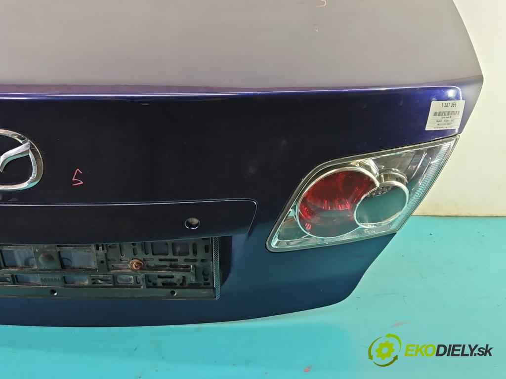 Mazda 6 I GG 2002-2007 2.3 16V 166 hp manual 122 kW 2261 cm3 4- zadní kufrové dveře  (Zadní kapoty)