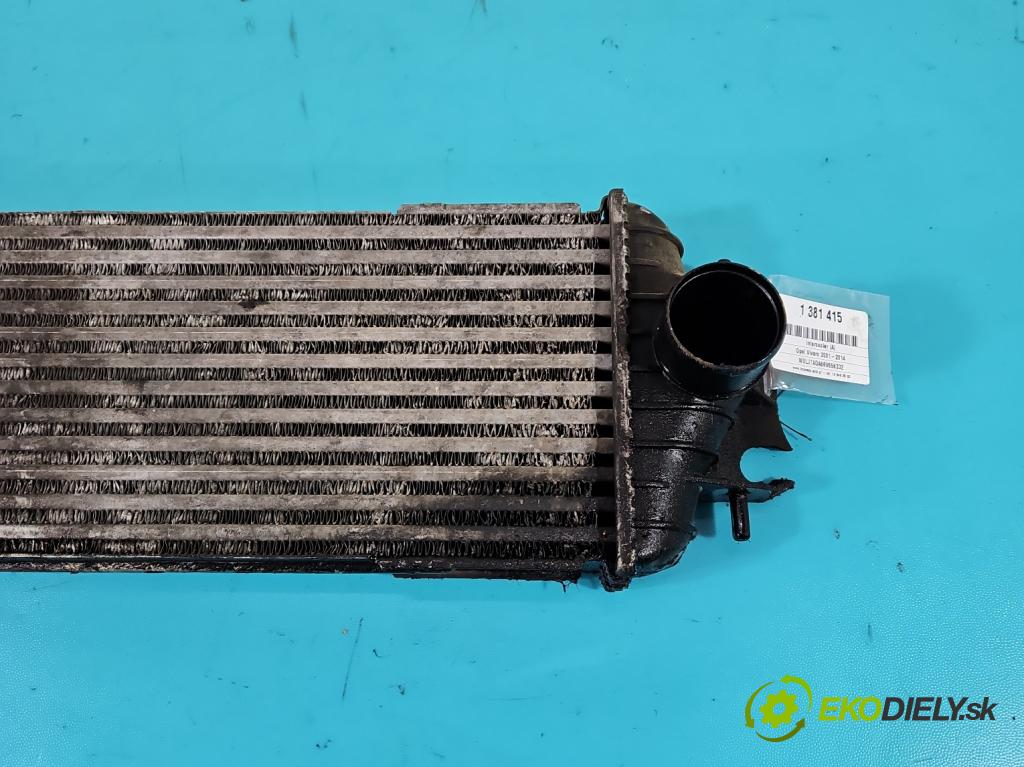 Opel Vivaro 2001-2014 2.5 cdti 135 hp manual 99 kW 2463 cm3 5- Intercooler  (Chladiče nasávaného vzduchu (intercoolery))