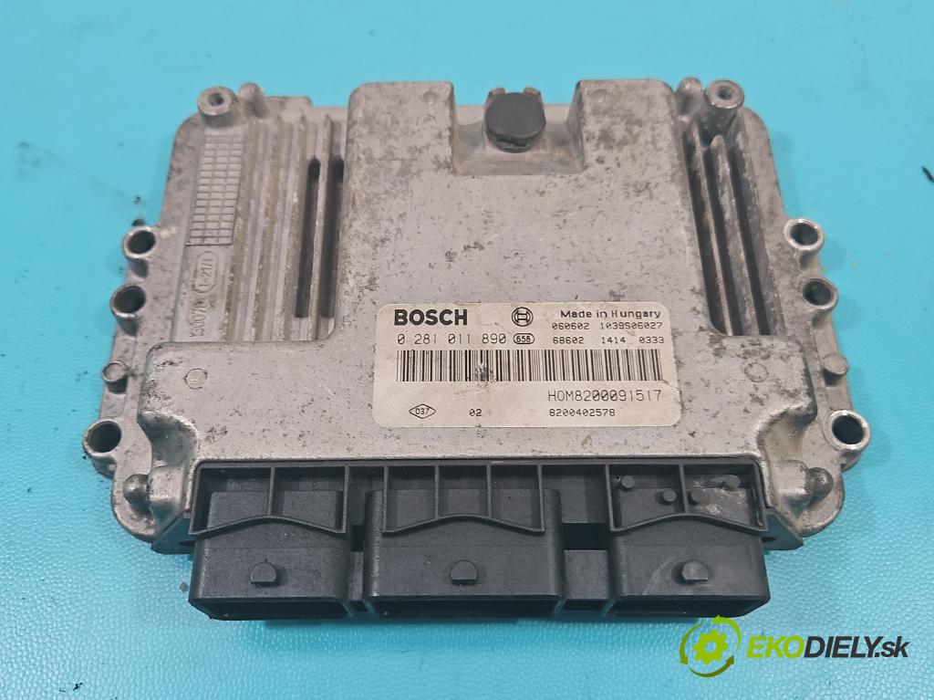 Opel Vivaro 2001-2014 2.5 cdti 135 hp manual 99 kW 2463 cm3 5- řídící jednotka motoru 0281011890