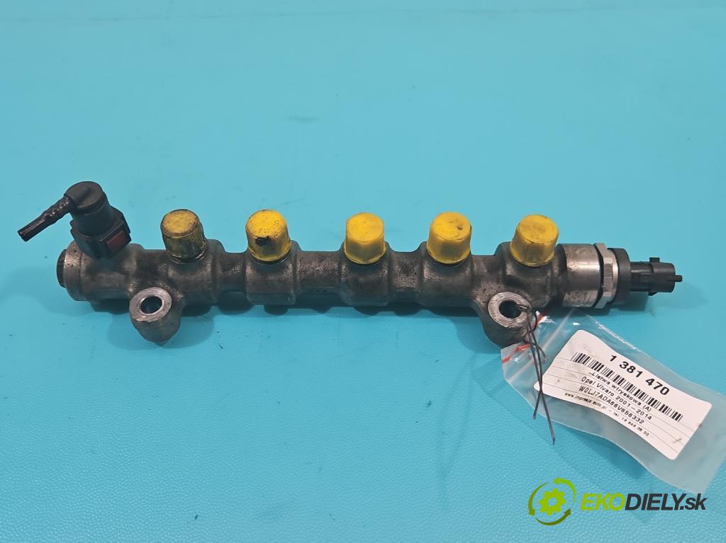 Opel Vivaro 2001-2014 2.5 cdti 135 HP manual 99 kW 2463 cm3 5- lišta vstrekovacia 0445214142 (Vstrekovacie lišty)