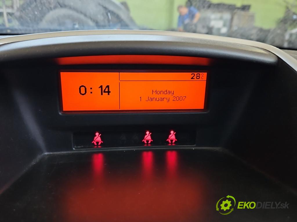 Peugeot 207 1.6 hdi 92 HP manual 68 kW 1560 cm3 5- Zobrazit: 9675859580 (Prístrojové dosky, displeje)