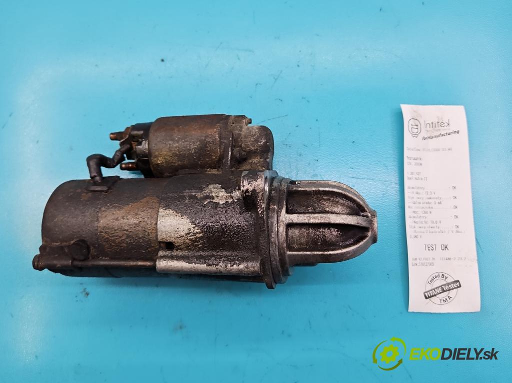 Opel Astra II 1998-2009 2.2 16V 147 HP manual 108 kW 2198 cm3 2- štartér  (Štartéry)