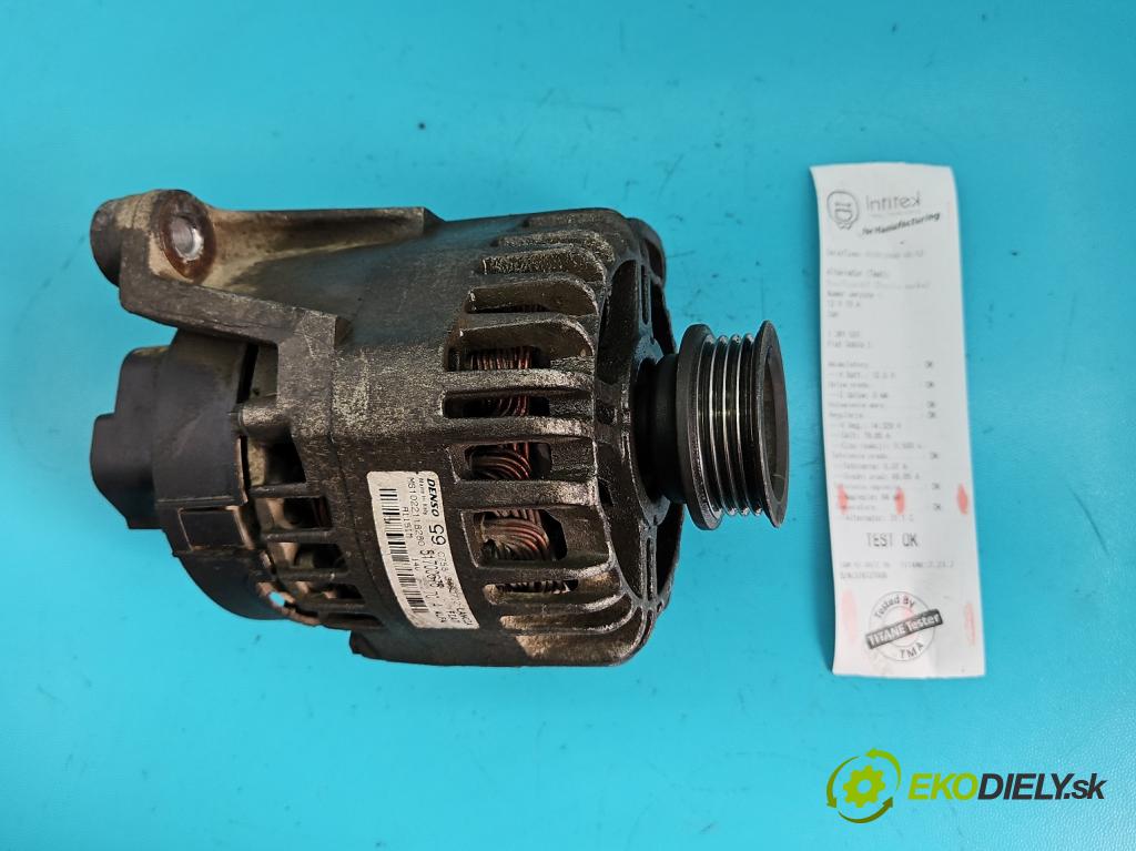 Fiat Doblo I 2001-2010 1.4 8V 77 HP manual 57 kW 1368 cm3 5- Alternator 51700675 (Alternátory)