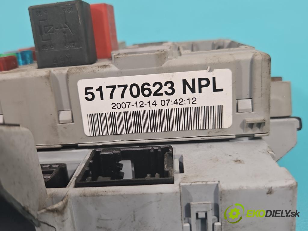 Fiat Doblo I 2001-2010 1.4 8V 77 hp manual 57 kW 1368 cm3 5- skříňka pojistková 51770623 (Pojistkové skříňky)