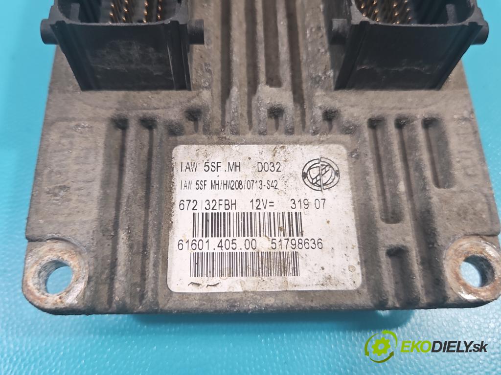Fiat Doblo I 2001-2010 1.4 8V 77 hp manual 57 kW 1368 cm3 5- řídící jednotka motoru 51798636