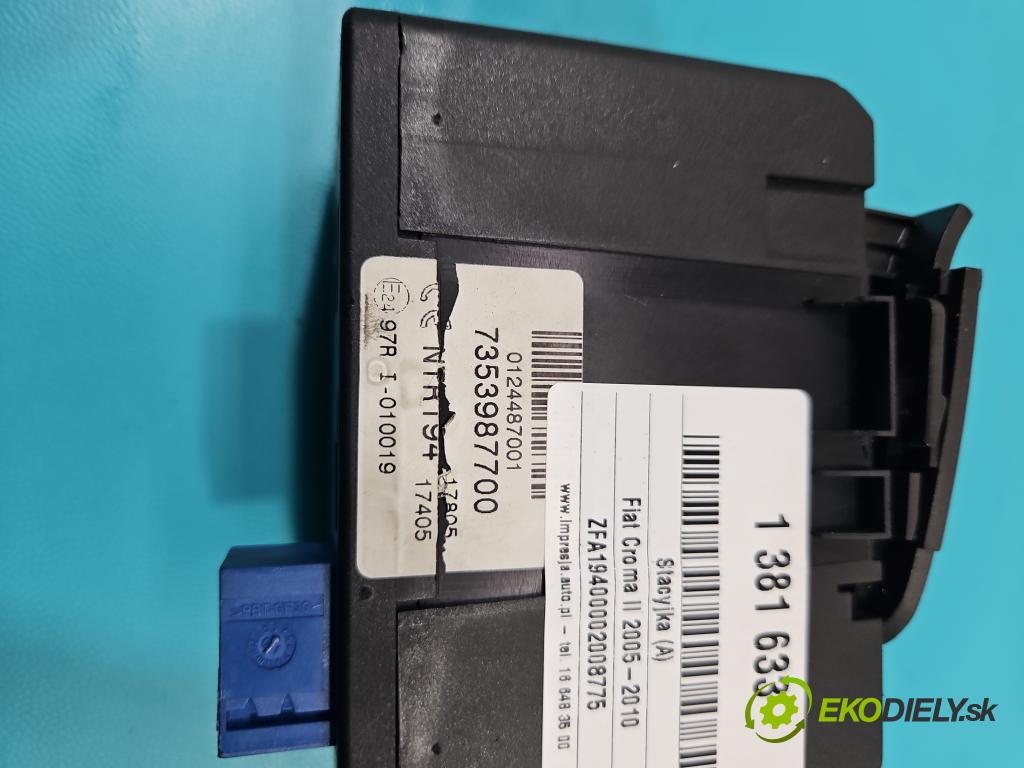Fiat Croma II 2005-2010 1.9 jtd 120 HP manual 88 kW 1910 cm3 5- Spínačka 7353987700 (Spínacie skrinky a kľúče)
