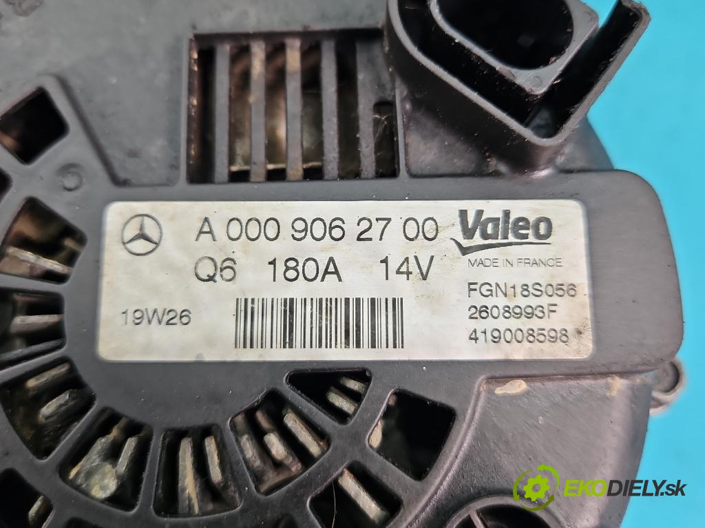 Mercedes E W212 2009-2016 3.0 cdi V6 204 HP automatic 150 kW 2987 cm3 5- Alternator A0009062700 (Alternátory)