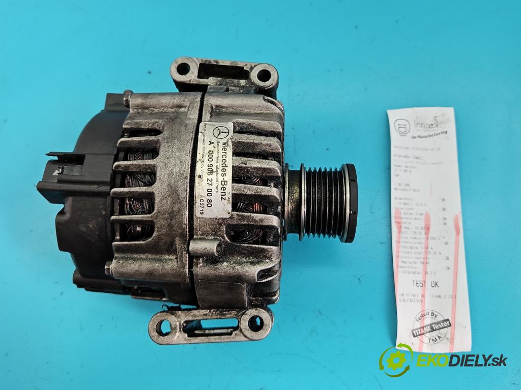 Mercedes E W212 2009-2016 3.0 cdi V6 204 HP automatic 150 kW 2987 cm3 5- Alternator A0009062700 (Alternátory)
