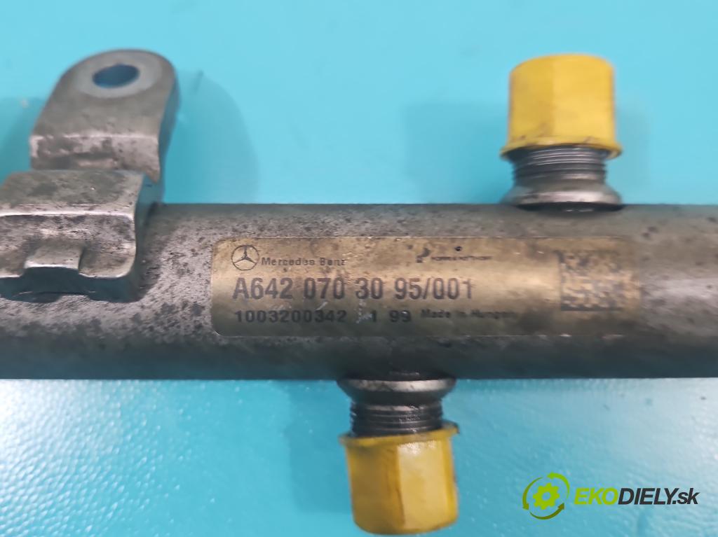 Mercedes E W212 2009-2016 3.0 cdi V6 204 HP automatic 150 kW 2987 cm3 5- lišta vstrekovacia A6420703095 (Vstrekovacie lišty)