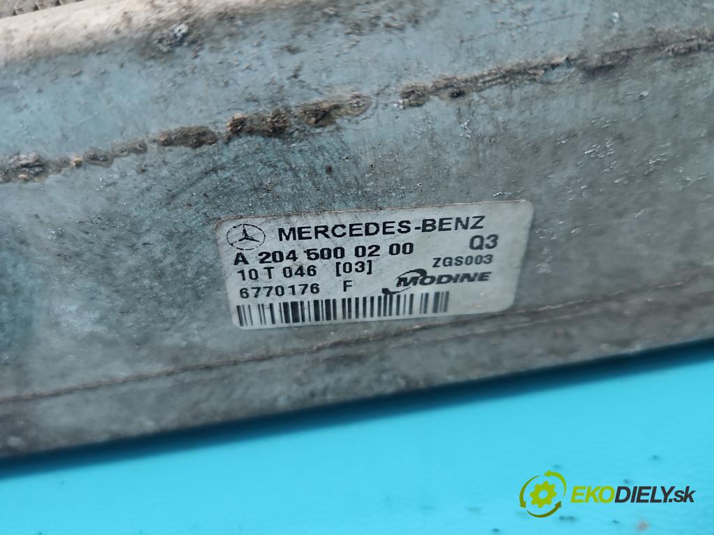 Mercedes E W212 2009-2016 3.0 cdi V6 204 hp automatic 150 kW 2987 cm3 5- Intercooler A2045000200 (Chladiče nasávaného vzduchu (intercoolery))