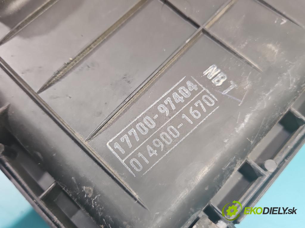 Daihatsu YRV 2000-2005 1.3 16V 87 HP manual 64 kW 1298 cm3 5- obal filtra vzduchu 17700-97404 (Obaly filtrov vzduchu)