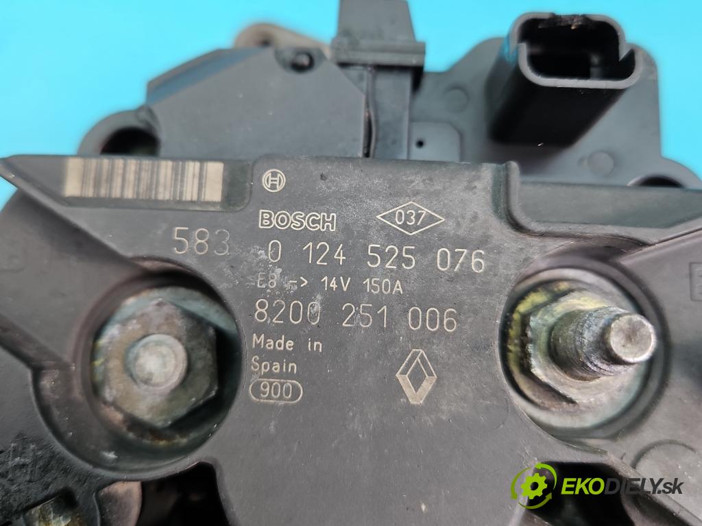 Renault Espace IV 2003-2014 2.2 dci 150 hp manual 110 kW 2188 cm3 5- Alternator 8200251006 (Alternátory)