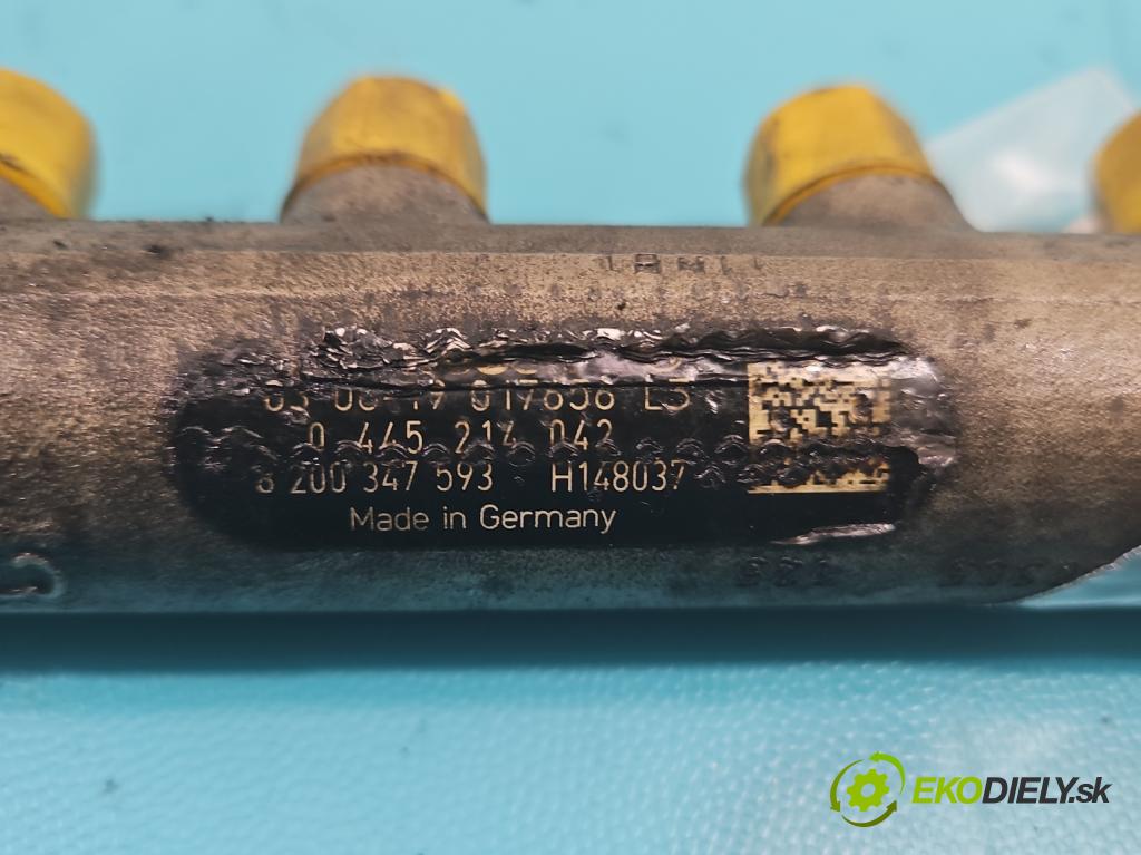 Renault Espace IV 2003-2014 2.2 dci 150 HP manual 110 kW 2188 cm3 5- lišta vstrekovacia 0445214042 (Vstrekovacie lišty)