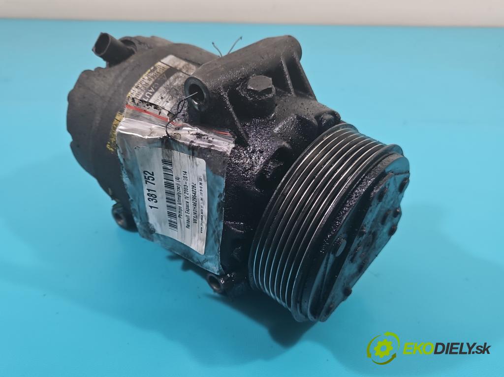 Renault Espace IV 2003-2014 2.2 dci 150 hp manual 110 kW 2188 cm3 5- Kompresor: klíma  (Kompresory)