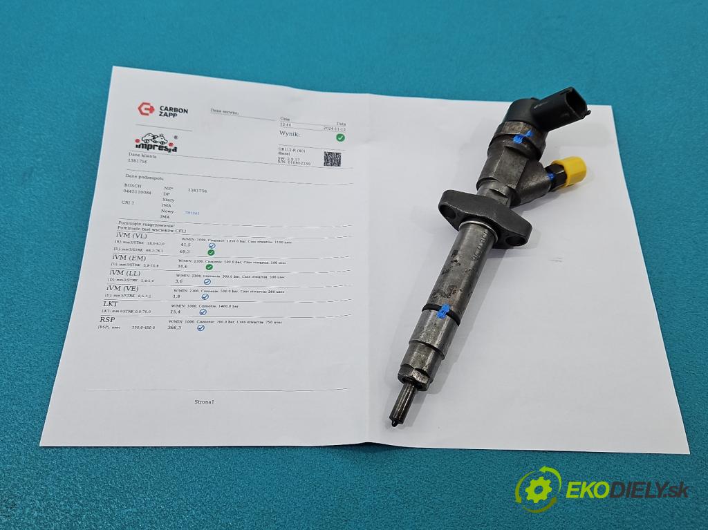 Renault Espace IV 2003-2014 2.2 dci 150 hp manual 110 kW 2188 cm3 5- vstřikovač 0445110084 (Vstřikovače)