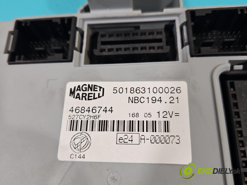 Fiat Croma II 2005-2010 1.9 jtd 120 hp manual 88 kW 1910 cm3 5- skříňka pojistková 46846744 (Pojistkové skříňky)