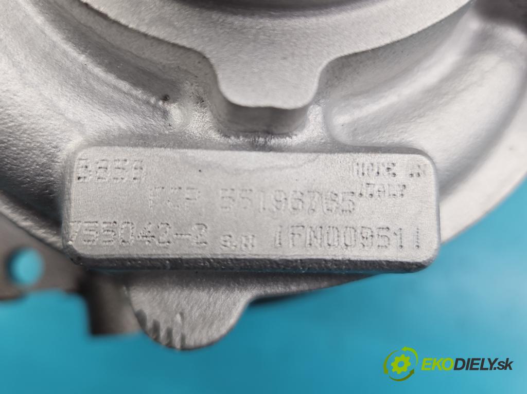 Fiat Croma II 2005-2010 1.9 jtd 120 HP manual 88 kW 1910 cm3 5- turbodúchadlo, turbo repasovaná 755042-2