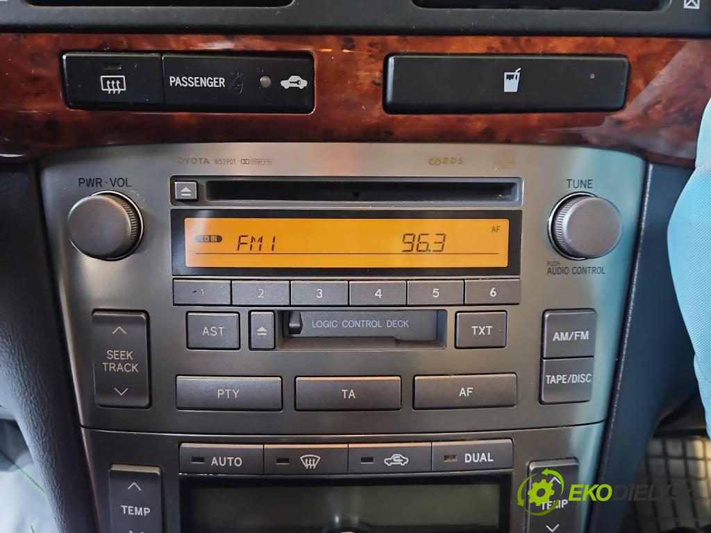 Toyota Avensis II T25 2003-2008 2.0 D4D 116 HP manual 85 kW 1995 cm3 5- Radio originál 86120-05080