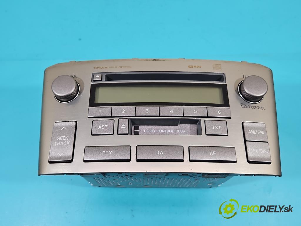 Toyota Avensis II T25 2003-2008 2.0 D4D 116 HP manual 85 kW 1995 cm3 5- Radio originál 86120-05080