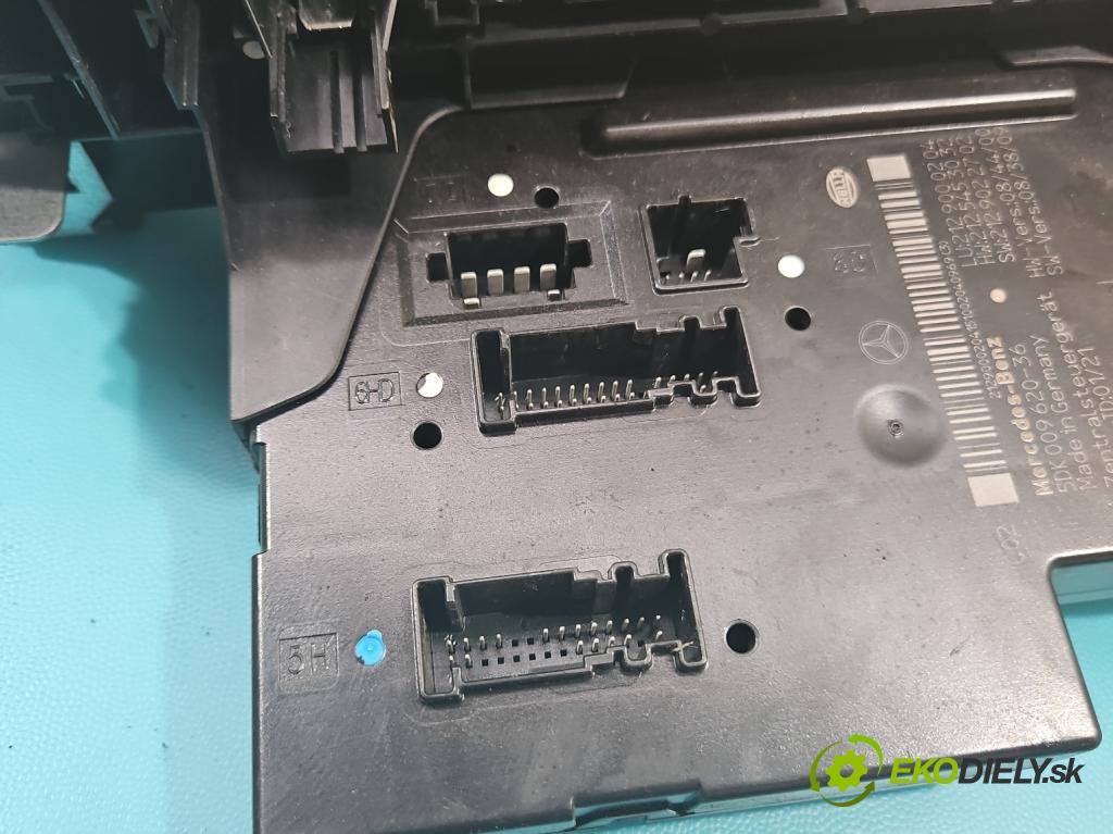 Mercedes E W212 2009-2016 3.0 cdi V6 204 hp automatic 150 kW 2987 cm3 5- skříňka pojistková 2129000204 (Pojistkové skříňky)