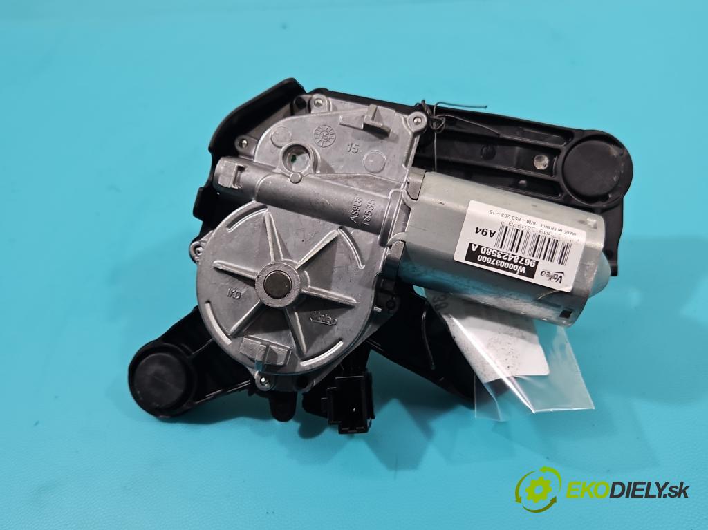 Peugeot 2008 I 2013-2019 1.2 THP 110 hp manual 81 kW 1199 cm3 5- motor stěrače zadní 9678423580
