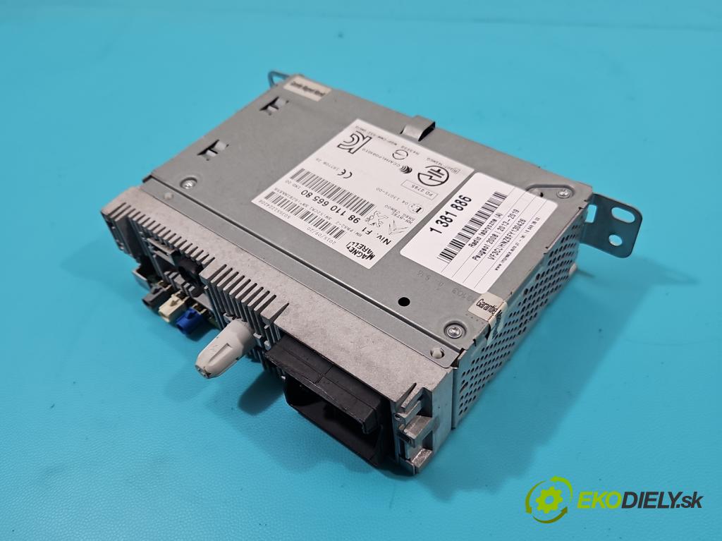 Peugeot 2008 I 2013-2019 1.2 THP 110 HP manual 81 kW 1199 cm3 5- Radio originál 9811066580