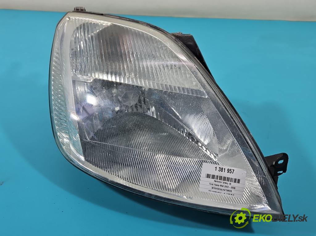 Ford Fiesta Mk6 2002-2008 1.4 tdci 68 HP manual 50 kW 1399 cm3 5- Reflektor: pravý  (Pravé)