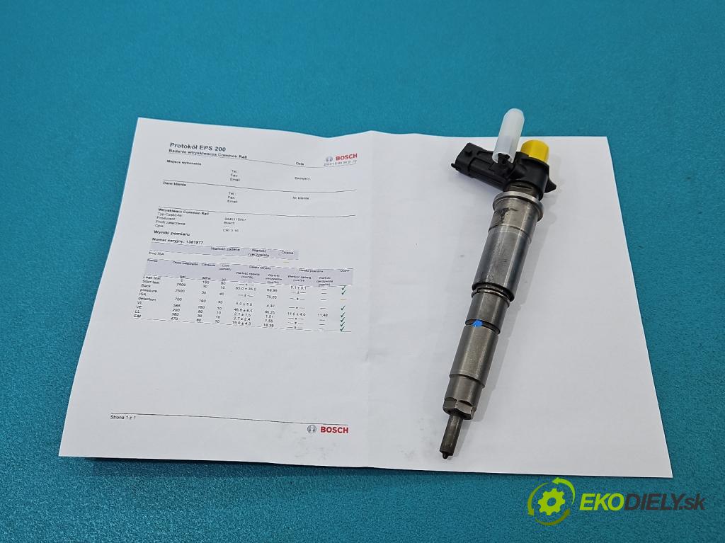 Nissan Qashqai I J10 2006-2013 2.0 dci 150 HP manual 110 kW 1994 cm3 5- vstrek 0445115007 (Vstrekovače)