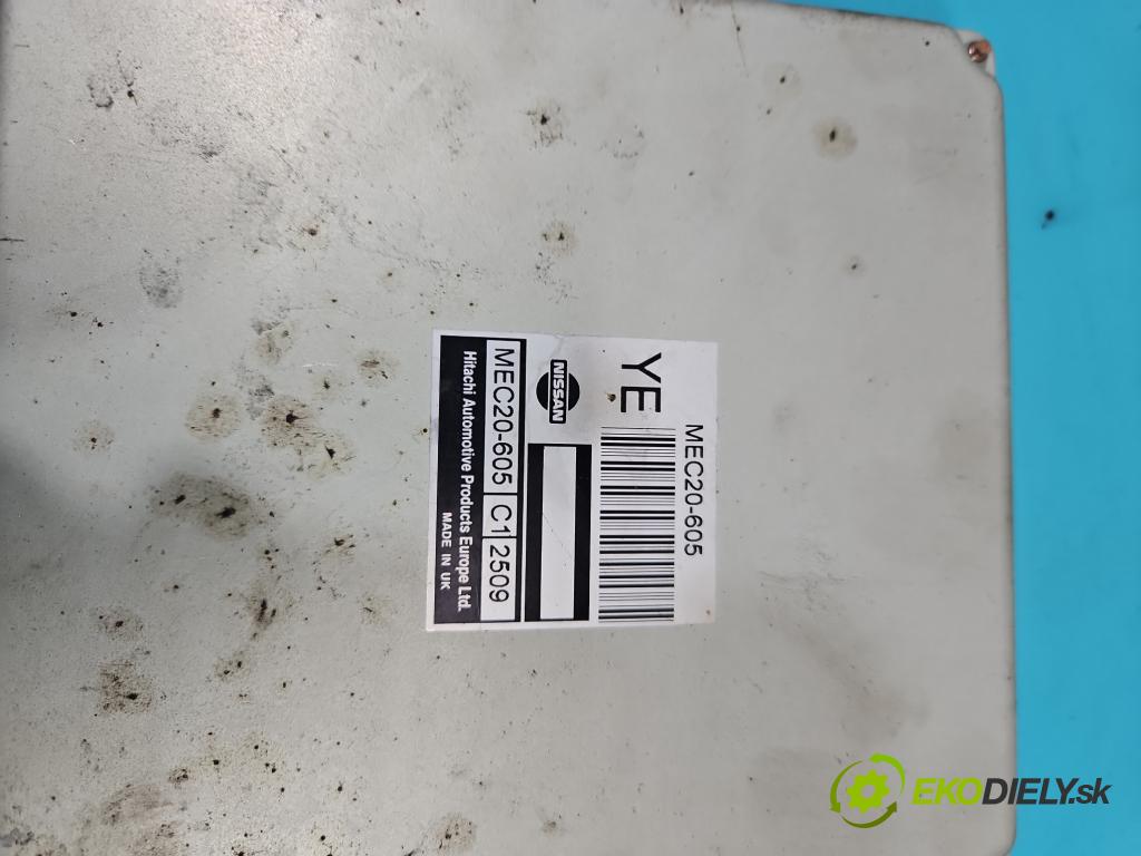 Nissan Almera N16 2000-2006 1.5 16V 90 hp manual 66 kW 1498 cm3 3- řídící jednotka motoru MEC20-605