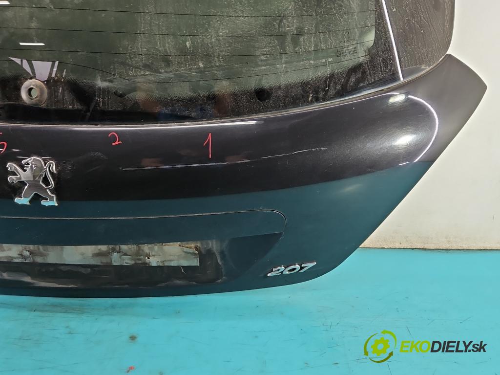Peugeot 207 1.6 hdi 92 hp manual 68 kW 1560 cm3 5- zadní kufrové dveře  (Zadní kapoty)