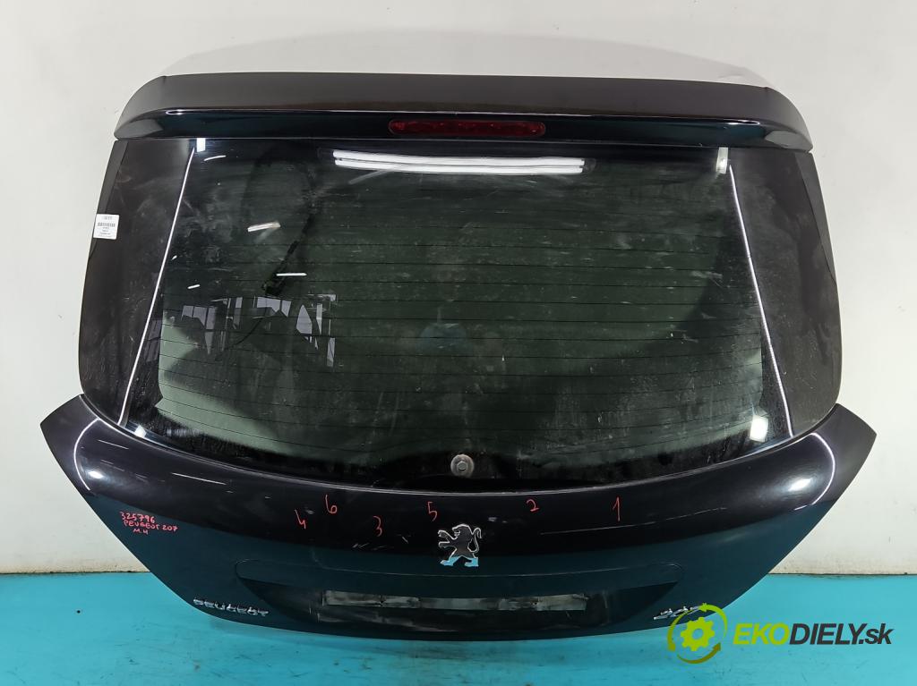 Peugeot 207 1.6 hdi 92 hp manual 68 kW 1560 cm3 5- zadní kufrové dveře  (Zadní kapoty)